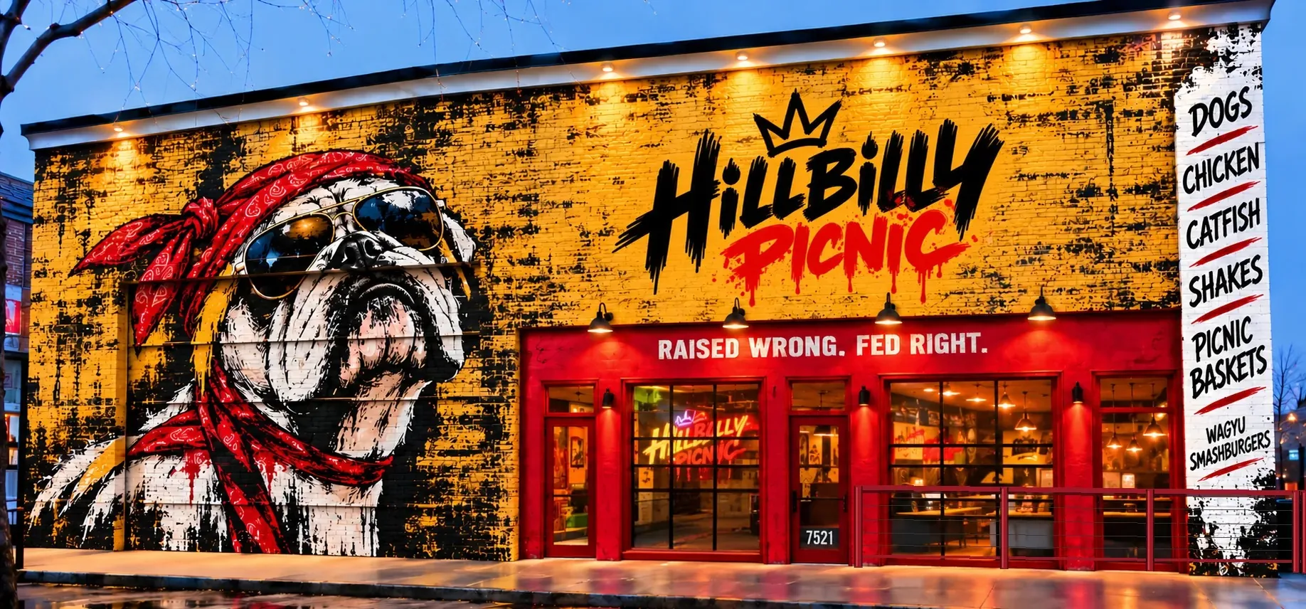 Hillbilly Picnic | Specialty Hot Dogs, Picnic Baskets & Shakes at ...